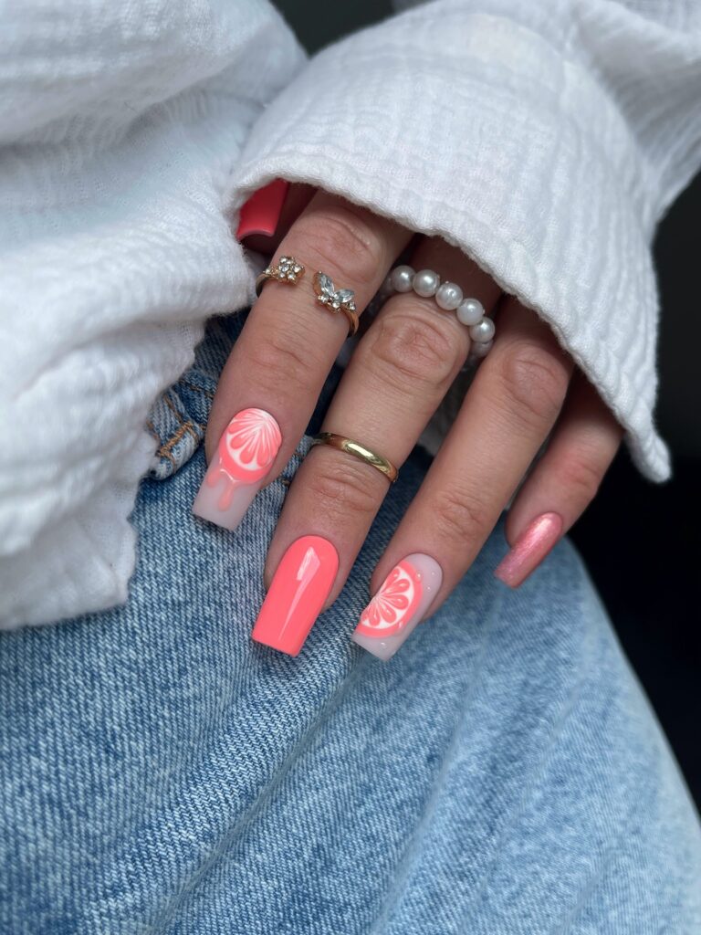 vacation nails summer