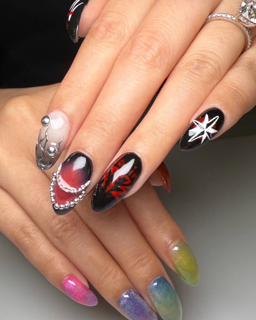 vacation nails summer