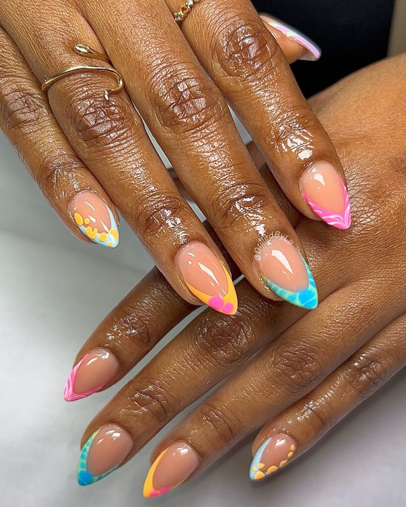 french tip nails