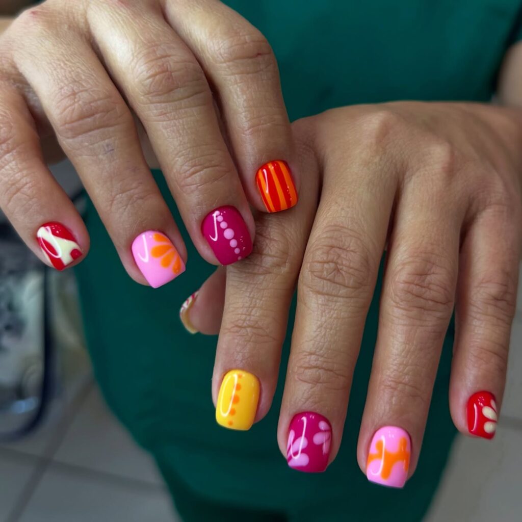 vacation nails summer