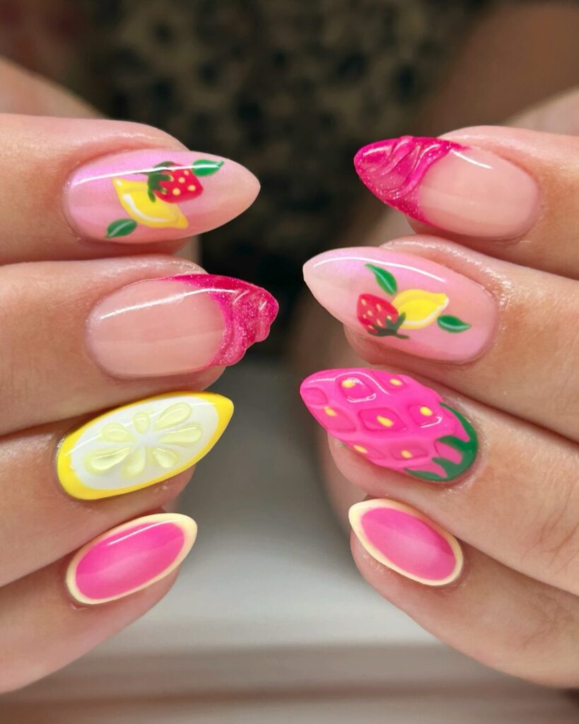 aura summer nails