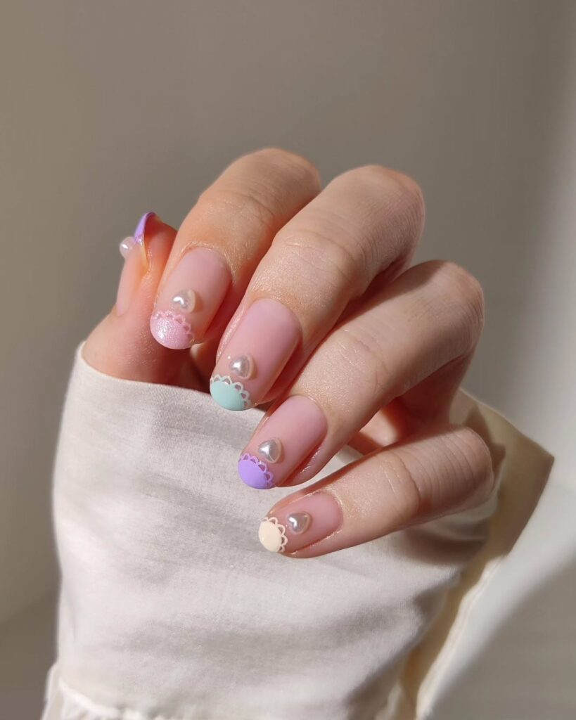 french tip nails
