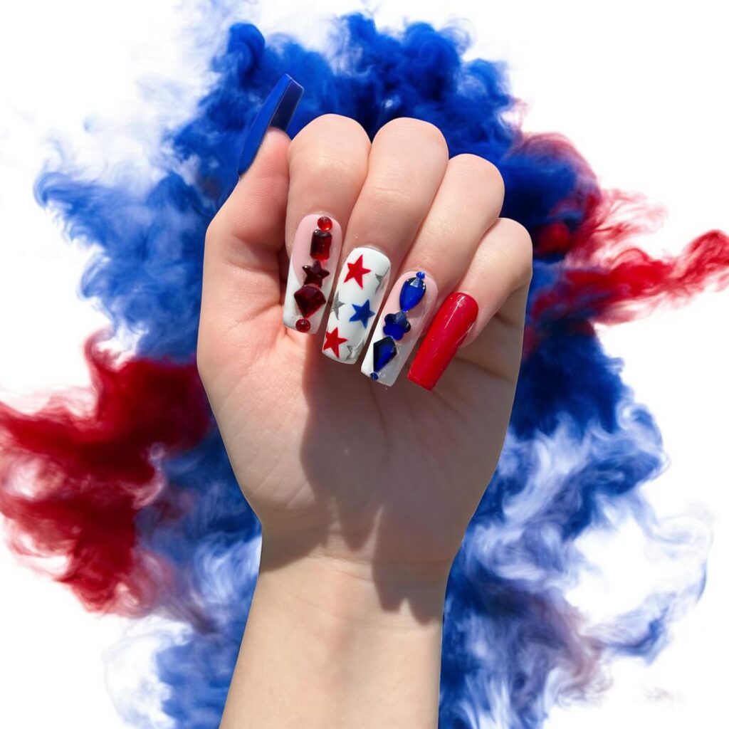 4th of july nails