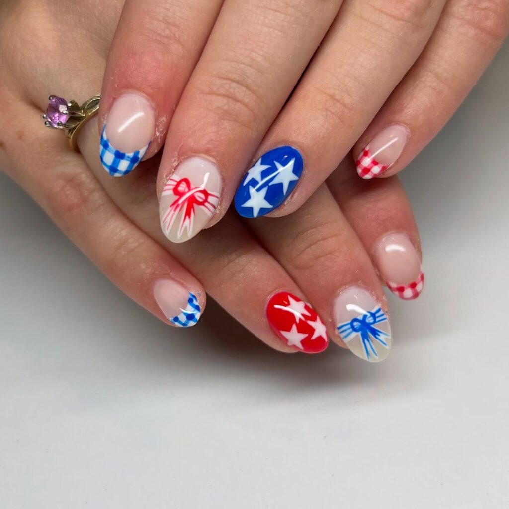 4th of july nails