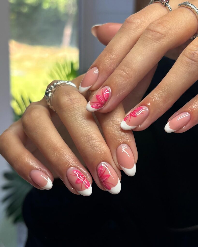 french tip nails
