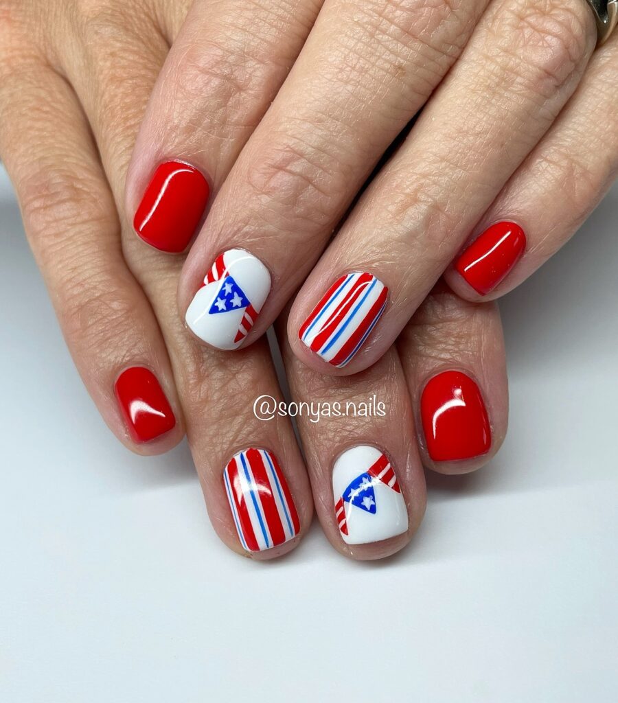 4th of july nails