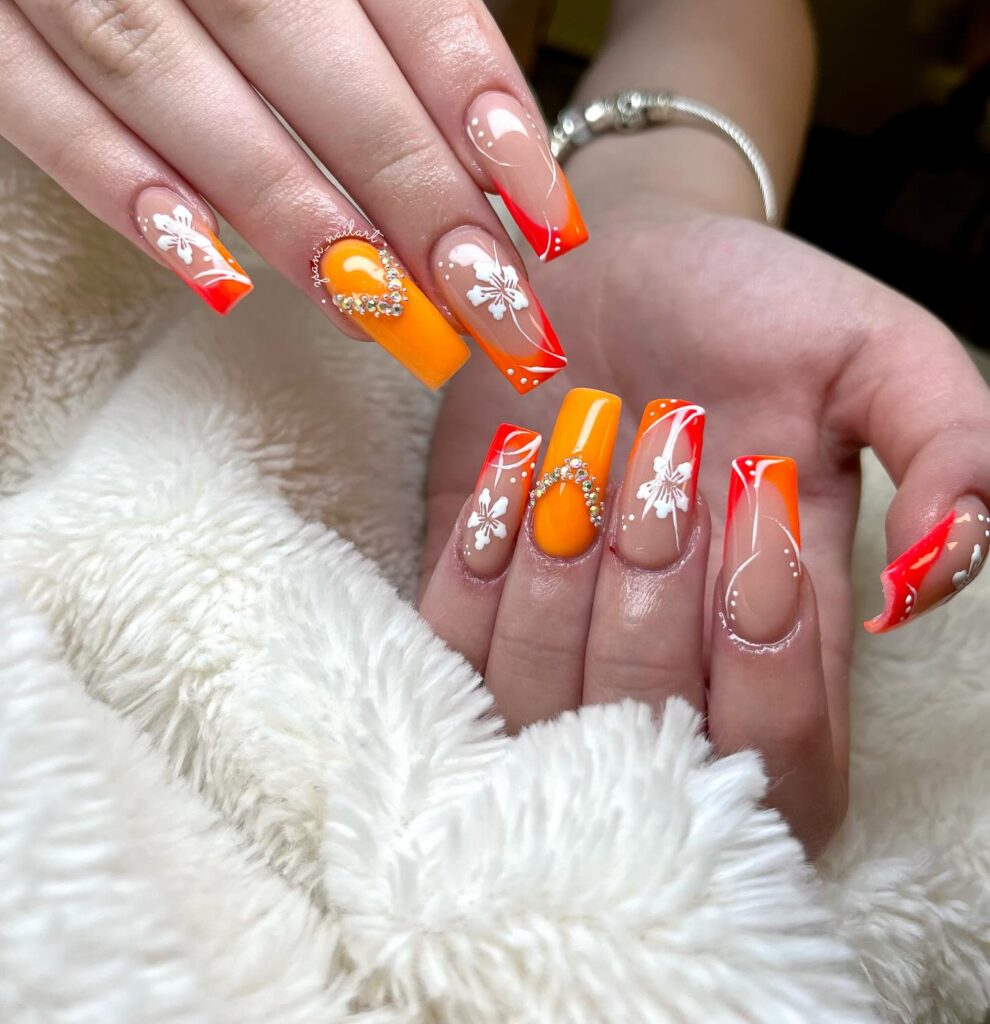 vacation nails summer