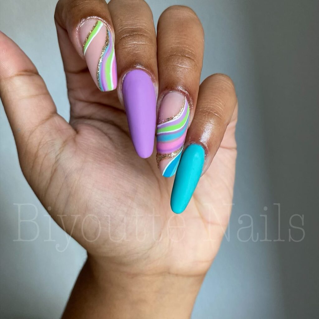 vacation nails summer