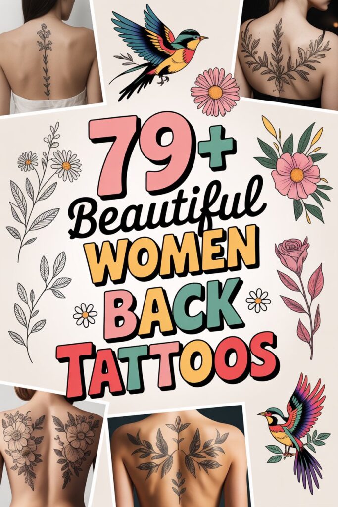 Women Back Tattoos