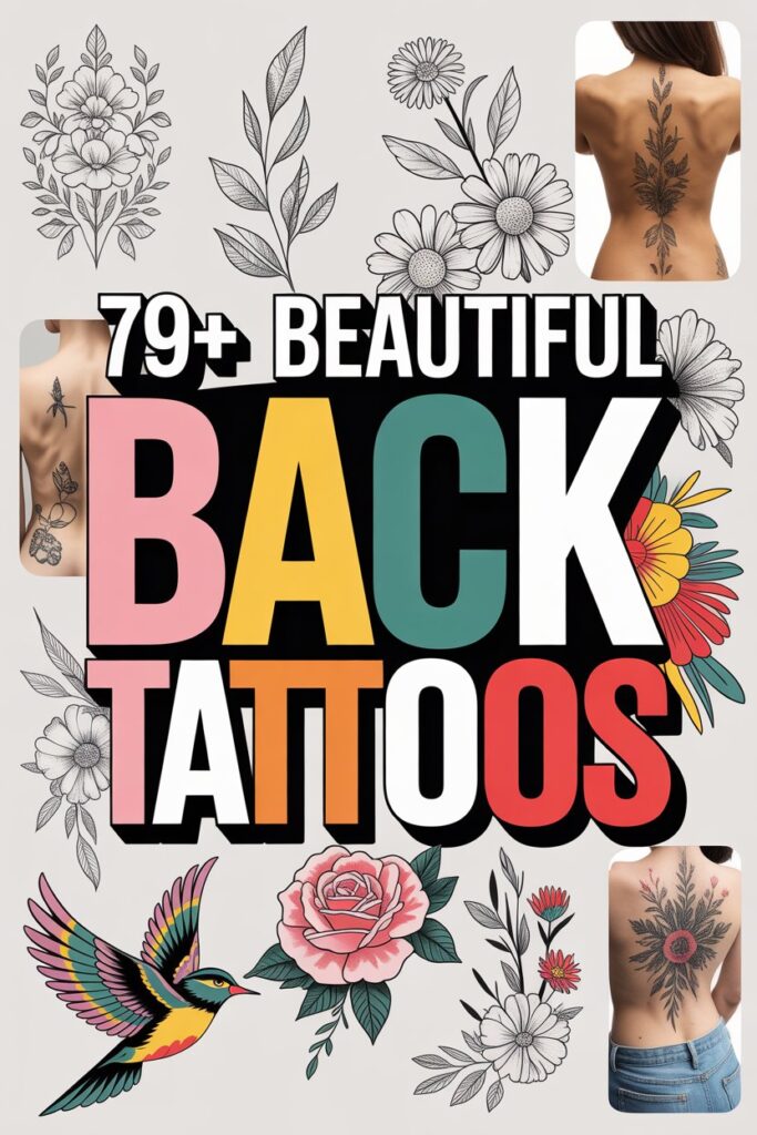 Women Back Tattoos