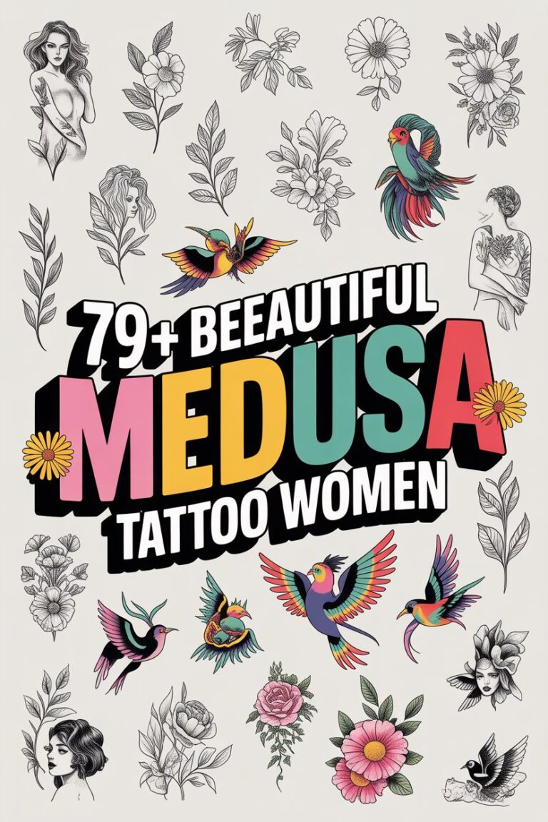 Beautiful Medusa Tattoo Women