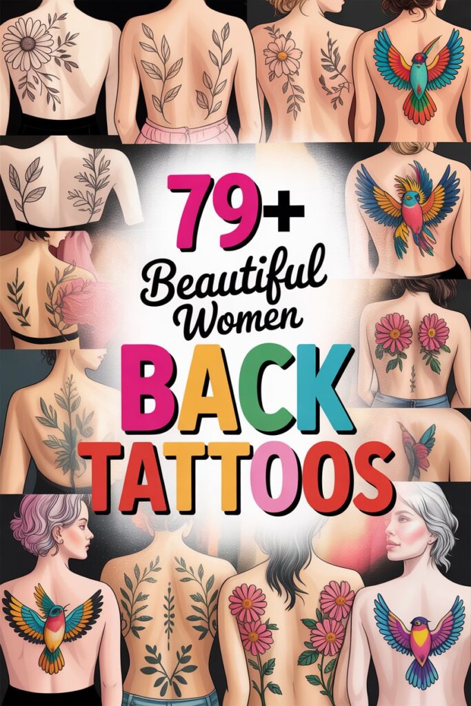Women Back Tattoos