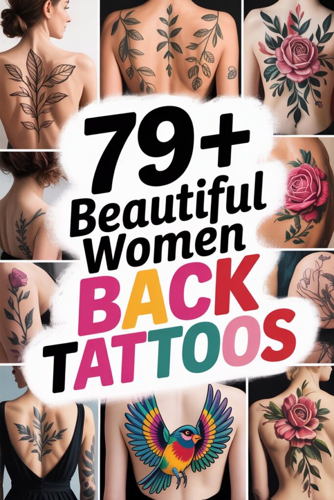 Women Back Tattoos