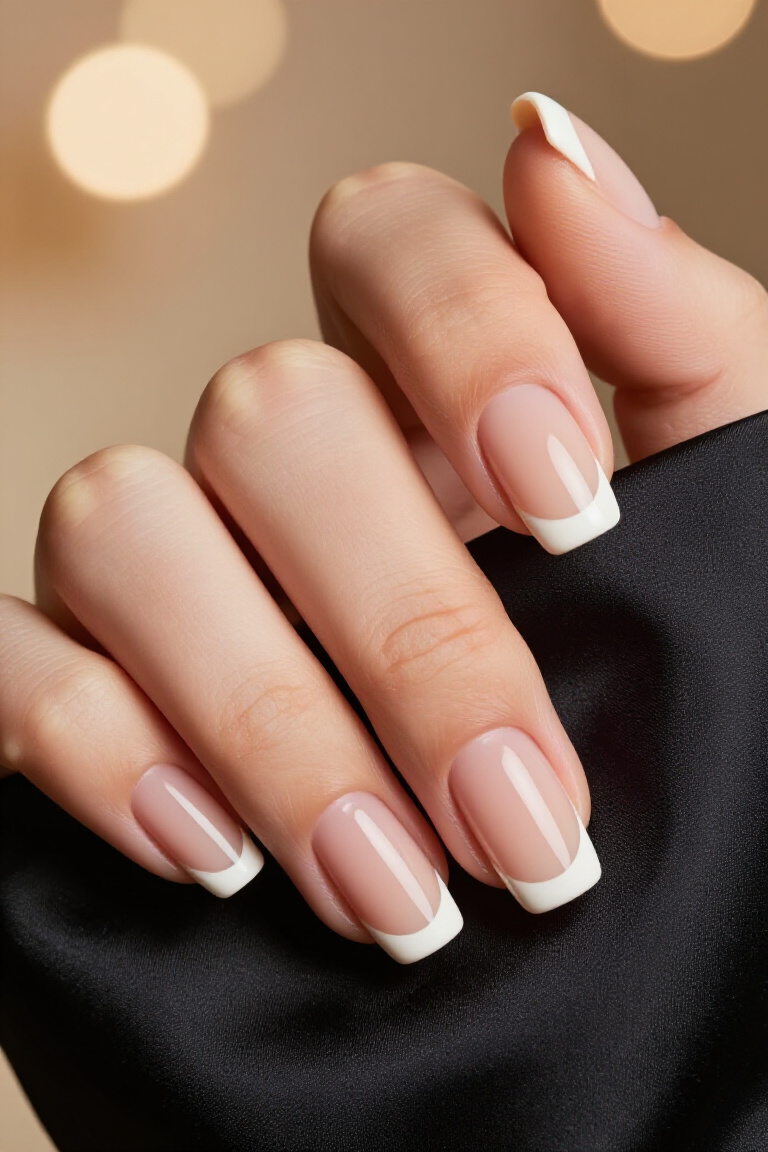 Colored French Nails: Playful Palettes - French nail 