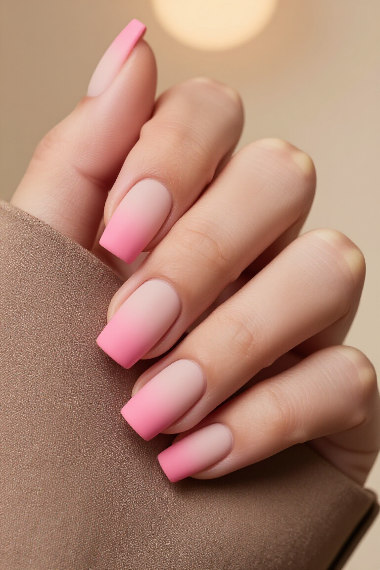 Sparkling Glitter Ombre Nails - Ombre nail