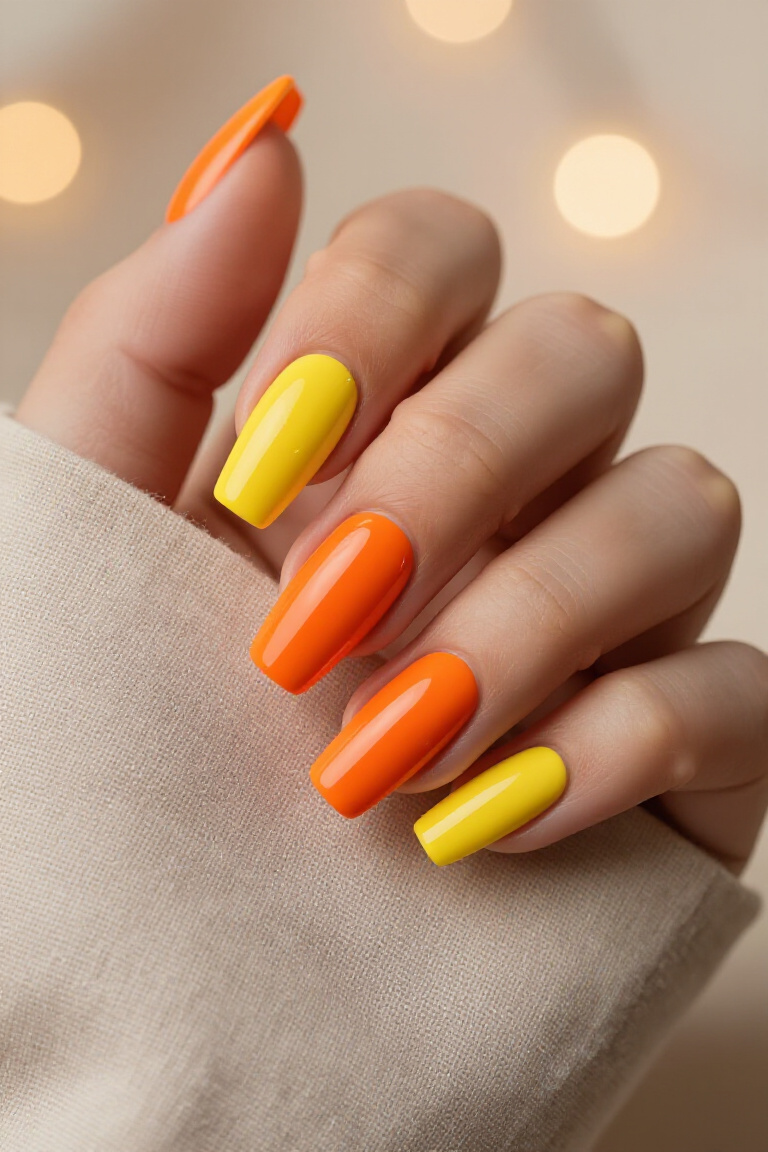 Pastel Ombre Summer Nails - Summer nail