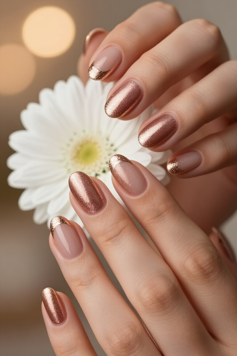 Bold Metallic Finish Party Nails - party nail