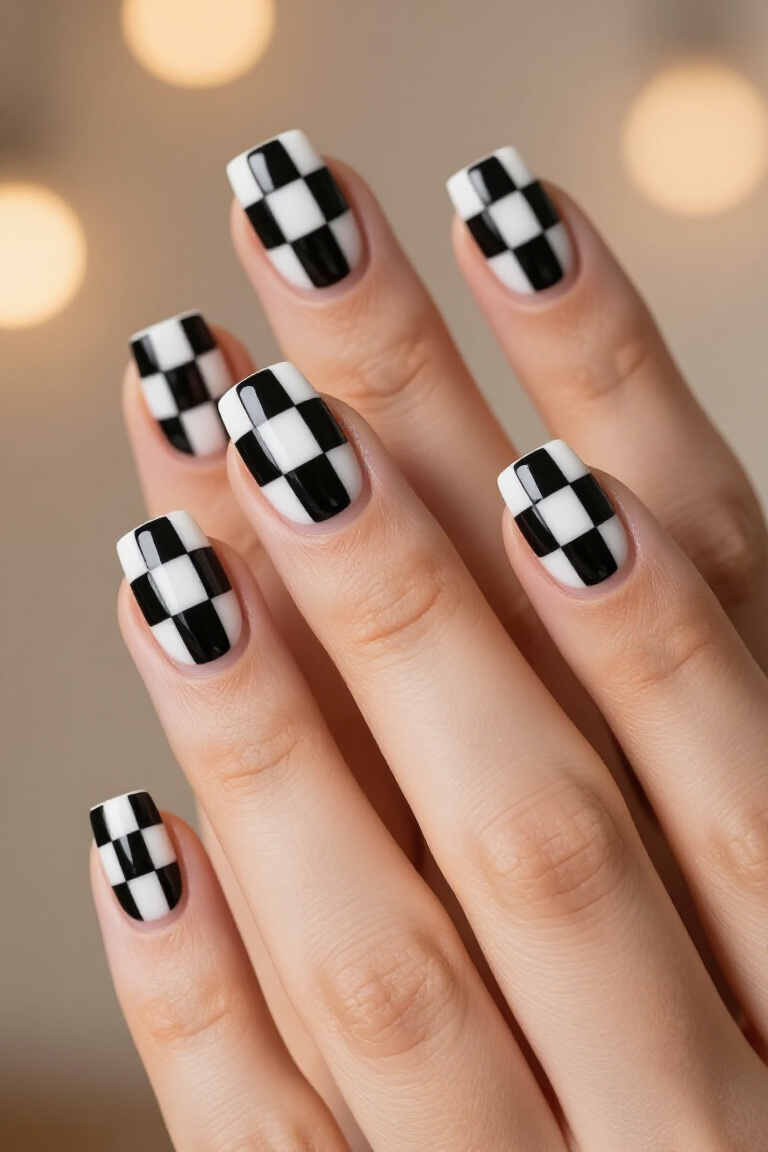 Abstract Art Party Nails - party nail