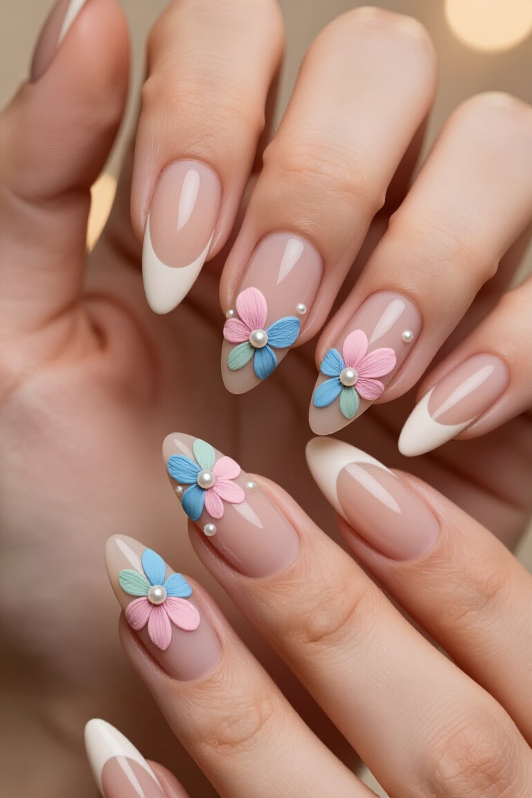 Minimalist Dot Party Nails - party nail