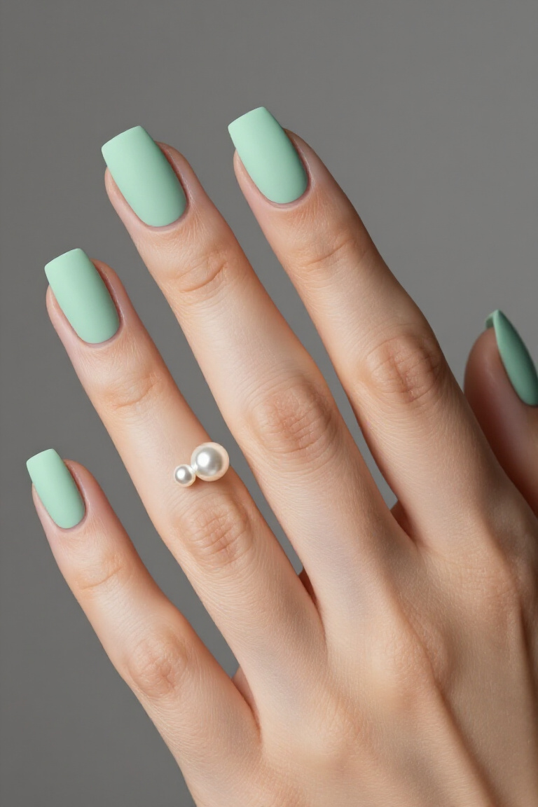 Gingham Pattern Summer Nails - Summer nail