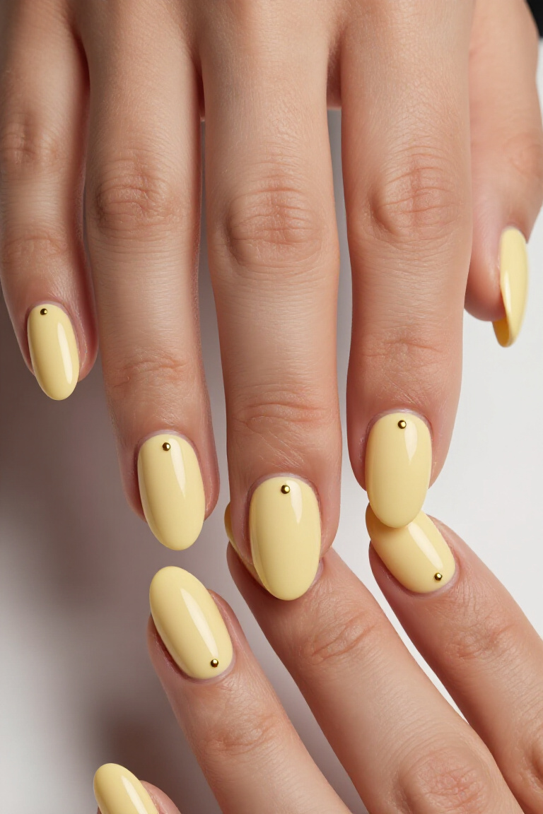 Multi-Pastel Gradient - Pastel almond nail