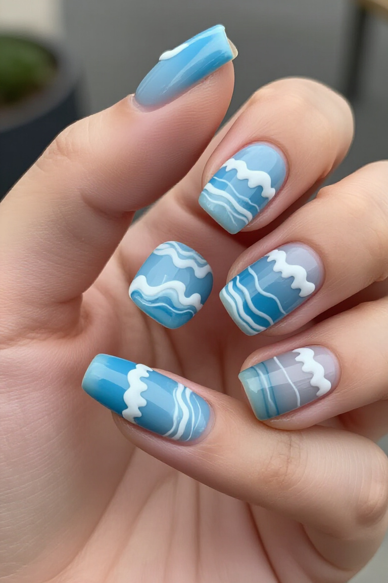 Blush Pink Bliss - short summer nails pastel