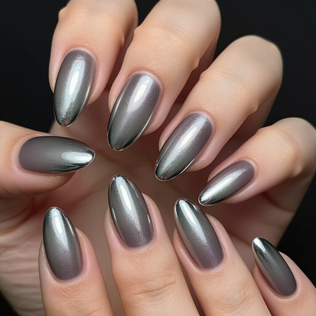 Pink crystal ombre nails - ombre nail