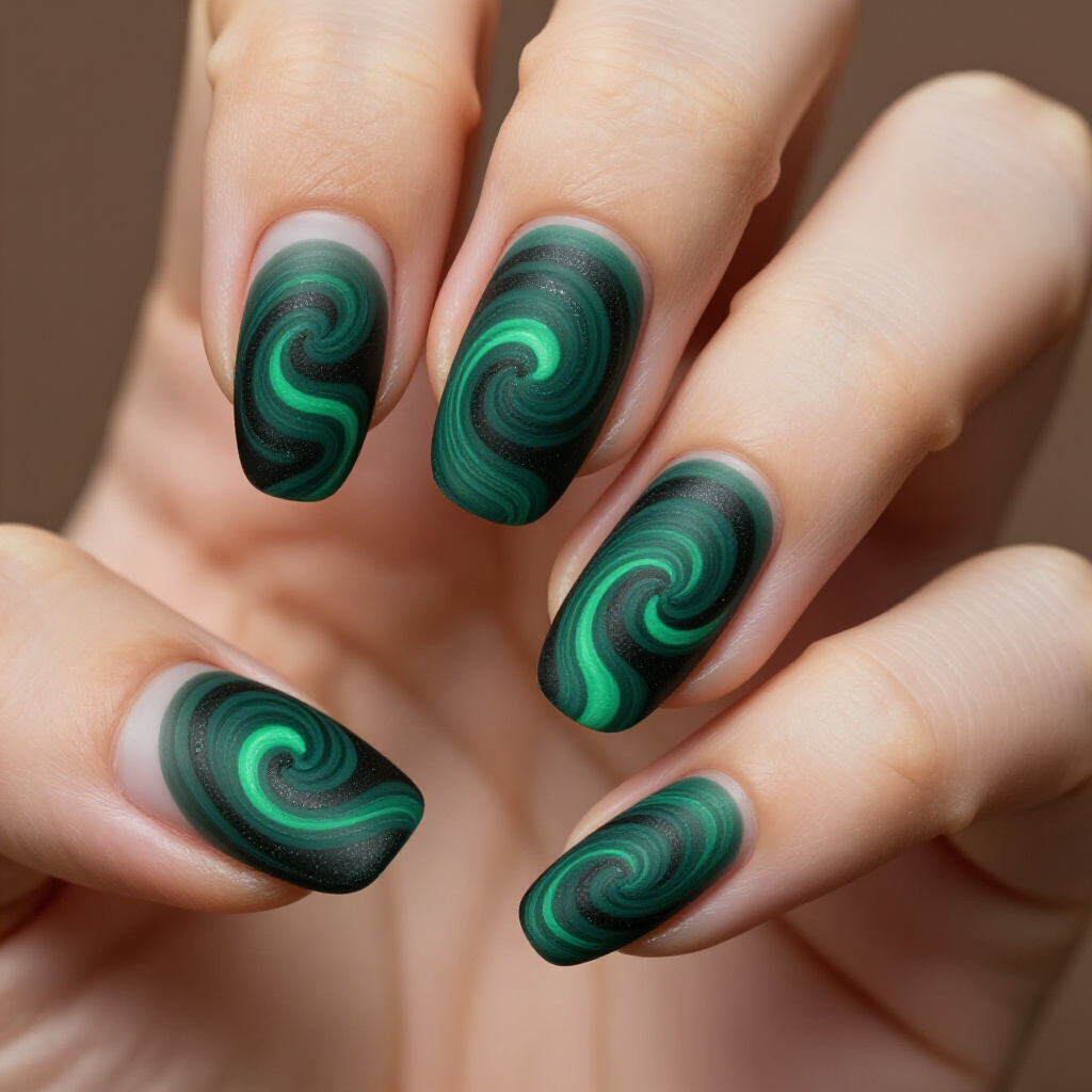 Bold Strokes and Geometric Wonders: Contemporary Abstract Nail Art Trends - abstract nails