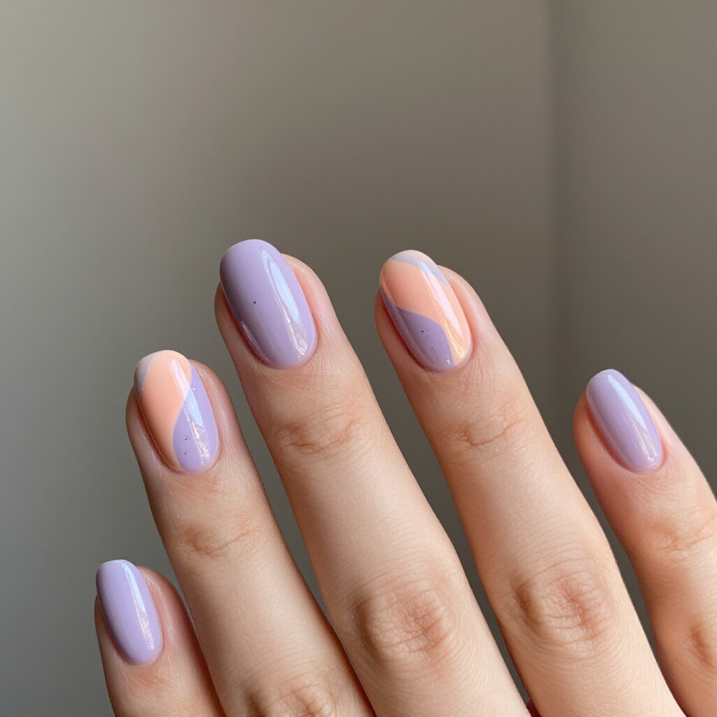 Textural Tales: Innovative Abstract Nail Art with Dimension and Depth - abstract nails