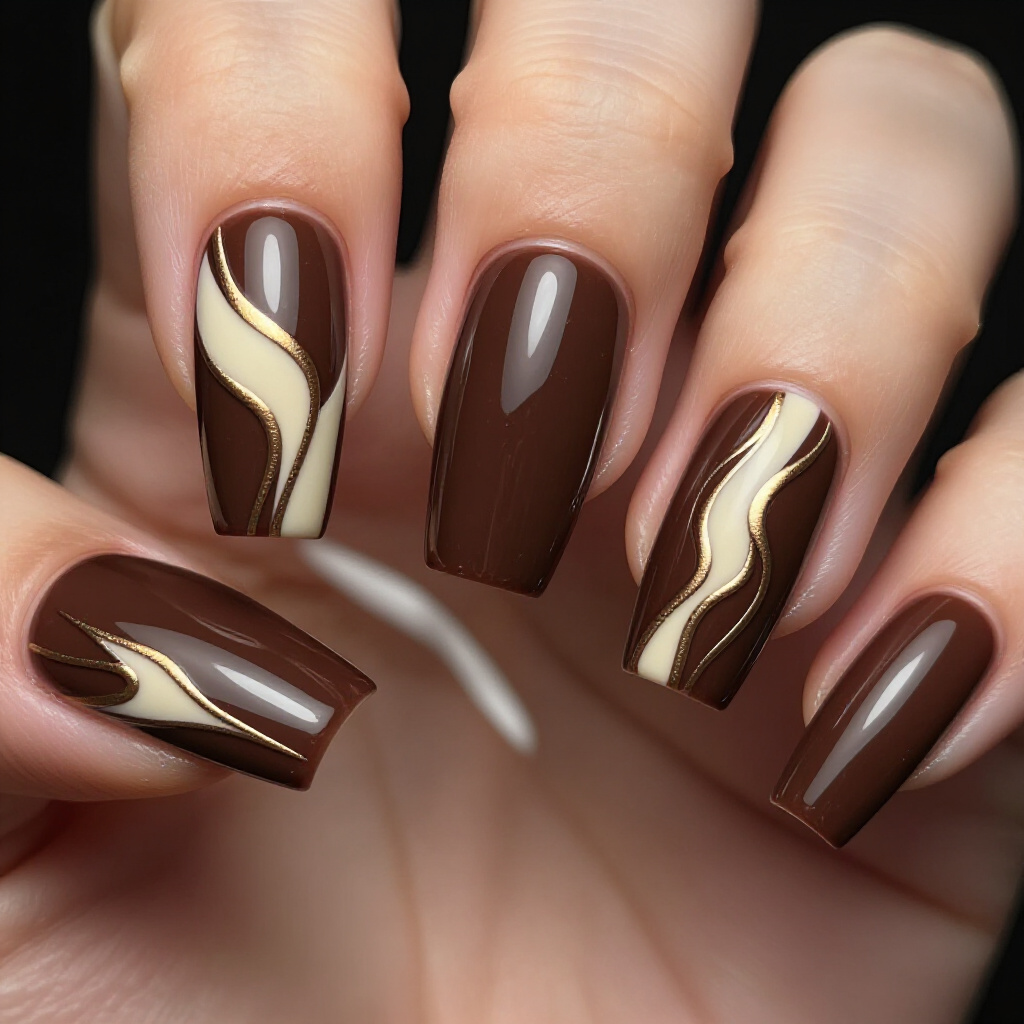 DIY Delight: Simple Yet Stunning Abstract Nail Art You Can Create at Home - abstract nails