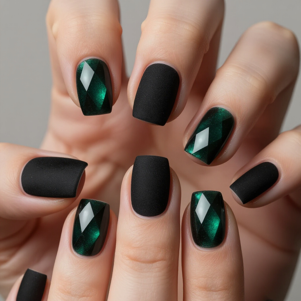 Chic and Modern Short Abstract Nail Art Ideas for Every Occasion - short abstract nails