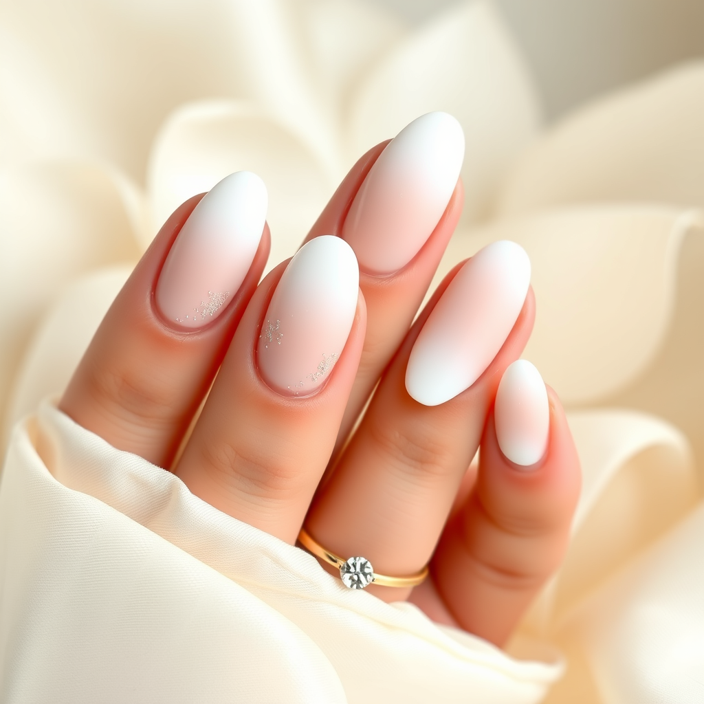 Discovering the seamless beauty of classic two-tone ombre, where colors flawlessly melt into one another.