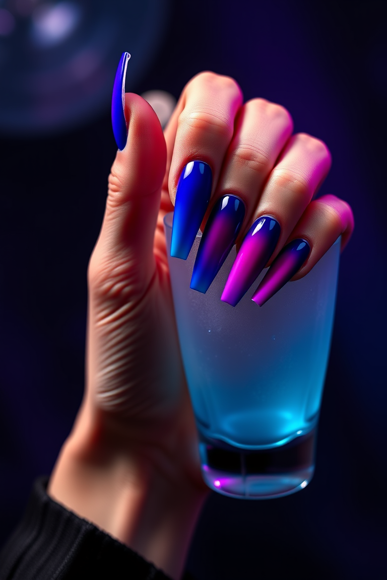 Exploring Popular Ombre Nail Styles and Color Combinations - Ombre nail