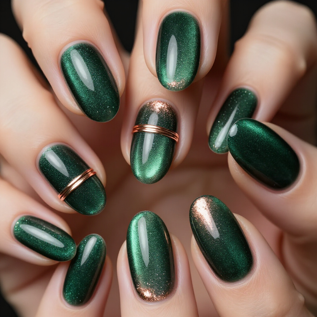 Bold Contrasts and Statement Designs in Abstract Almond Nails - almond abstract nails