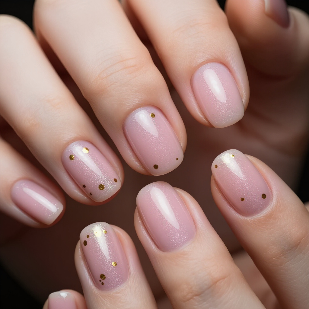 Edgy Pink Short Cute Abstract Nails with Splatter Art - pink short cute abstract nails