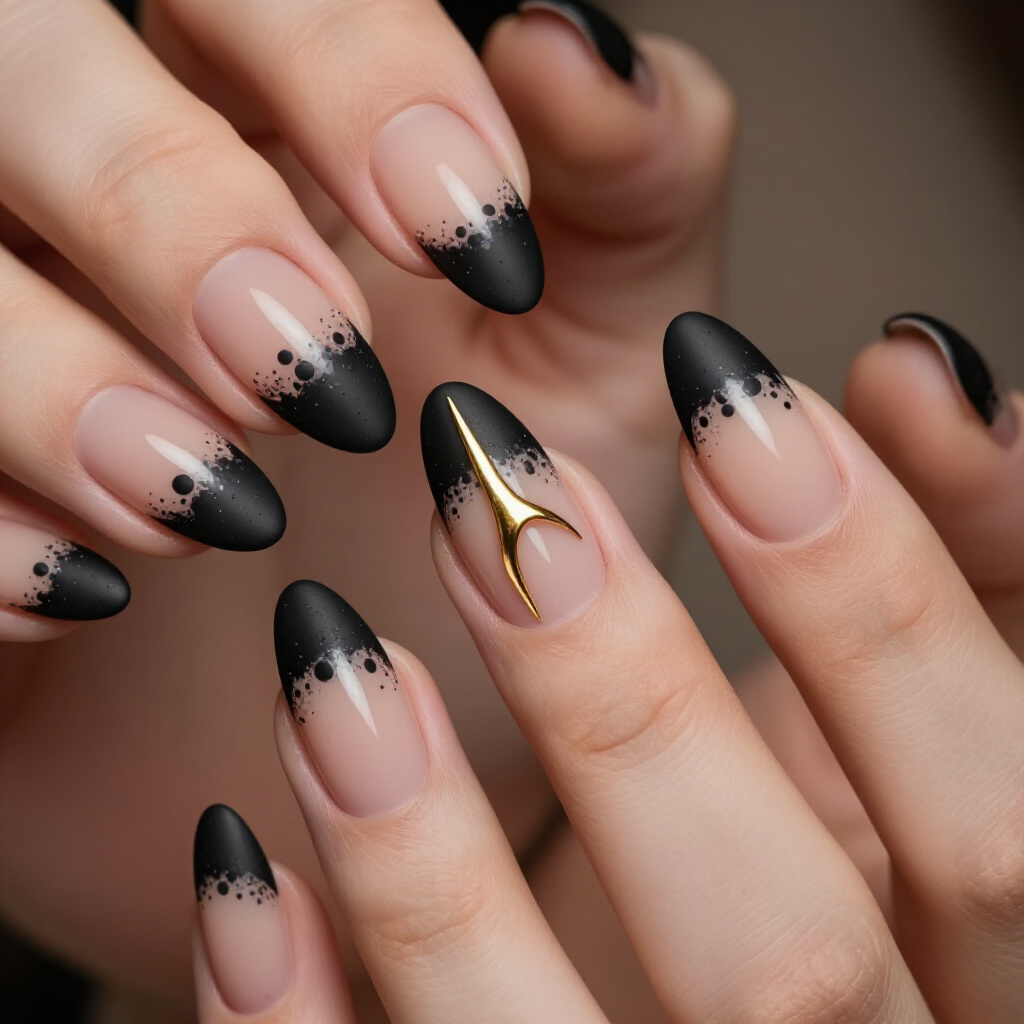 Playful Dot & Line Abstract Nails for a Quirky Touch - abstract nails