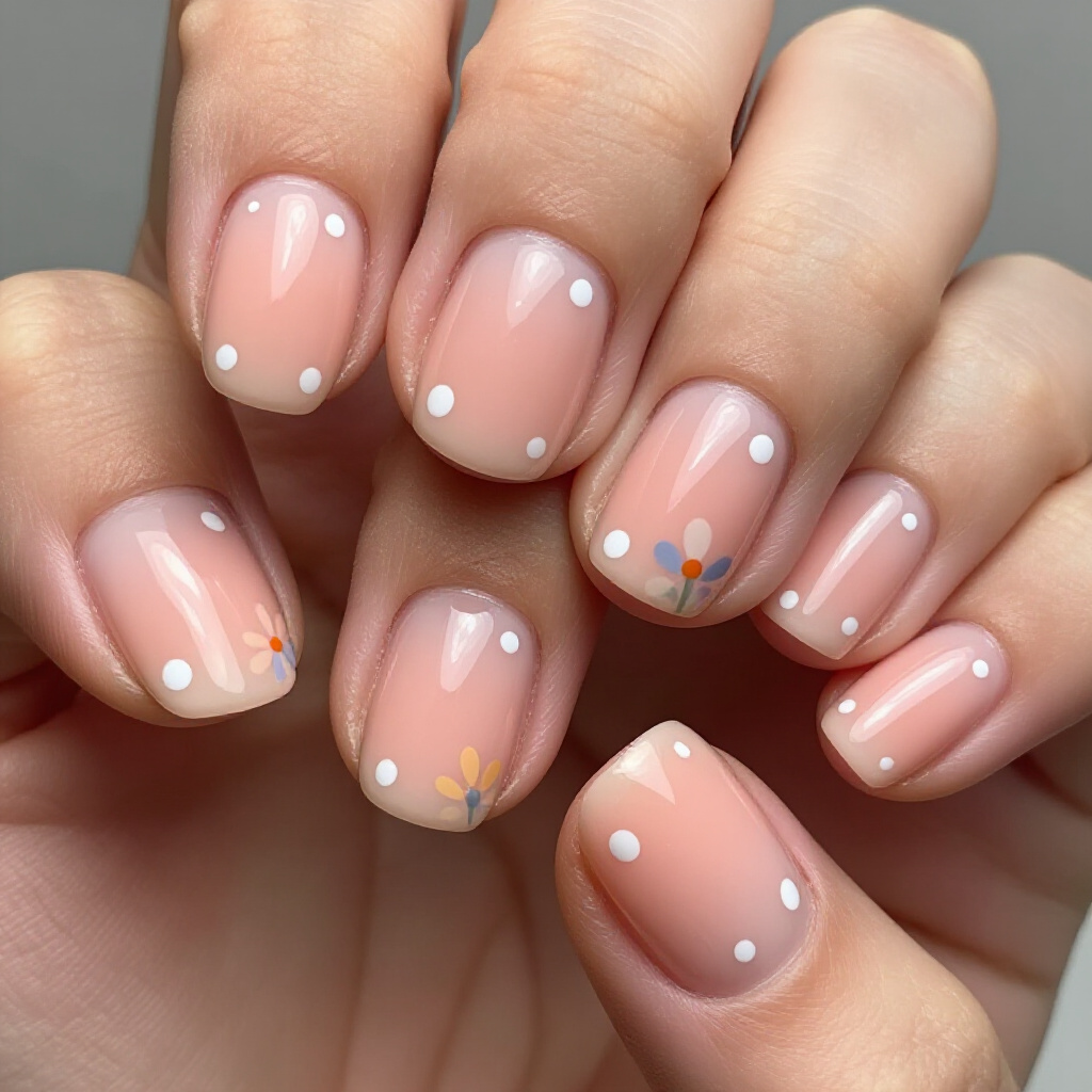Minimalist Lines and Dots: Chic Abstract Nails for Everyday Elegance - abstract nails