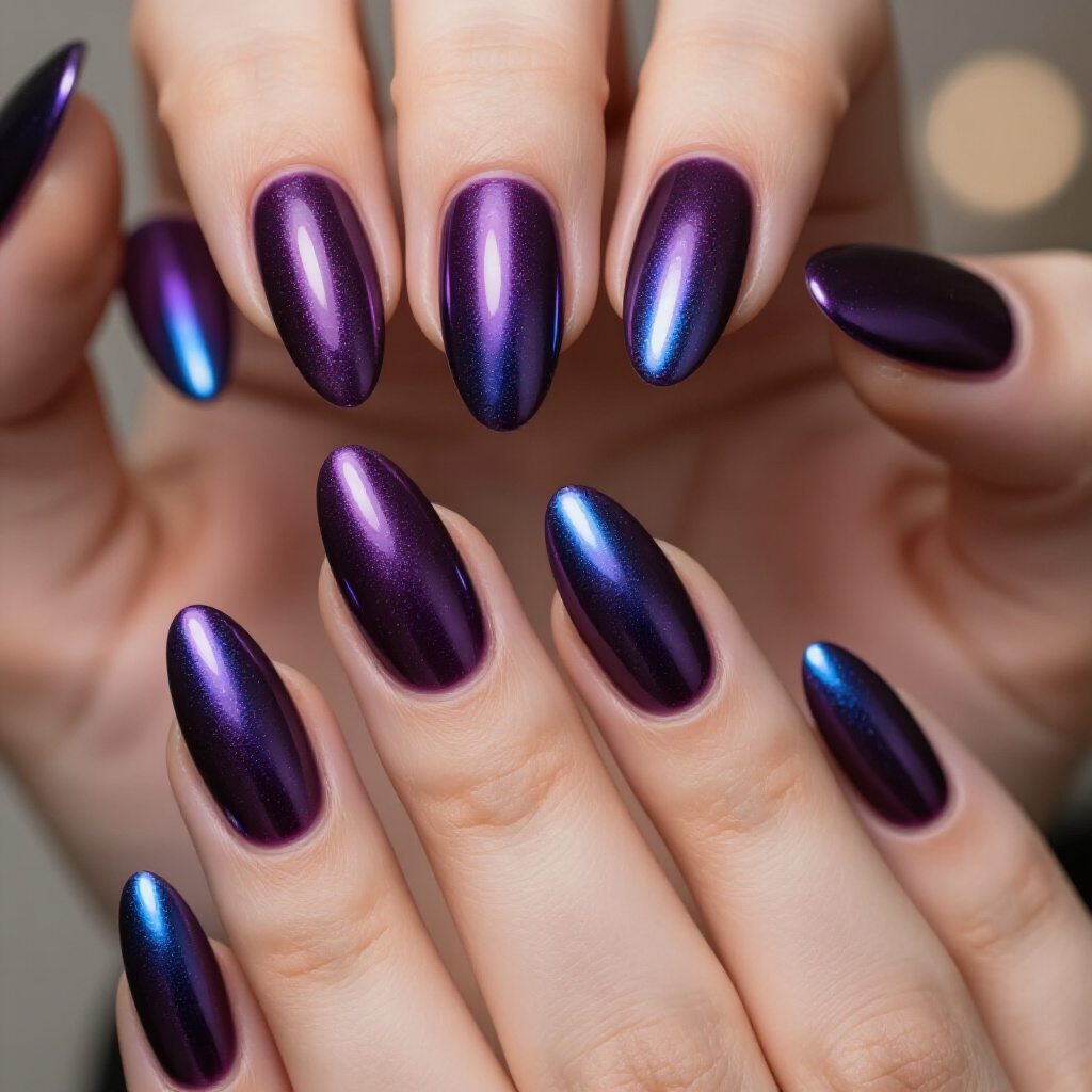 Chic Silver Almond Chrome Nails: The Ultimate Modern Statement - almond chrome nails