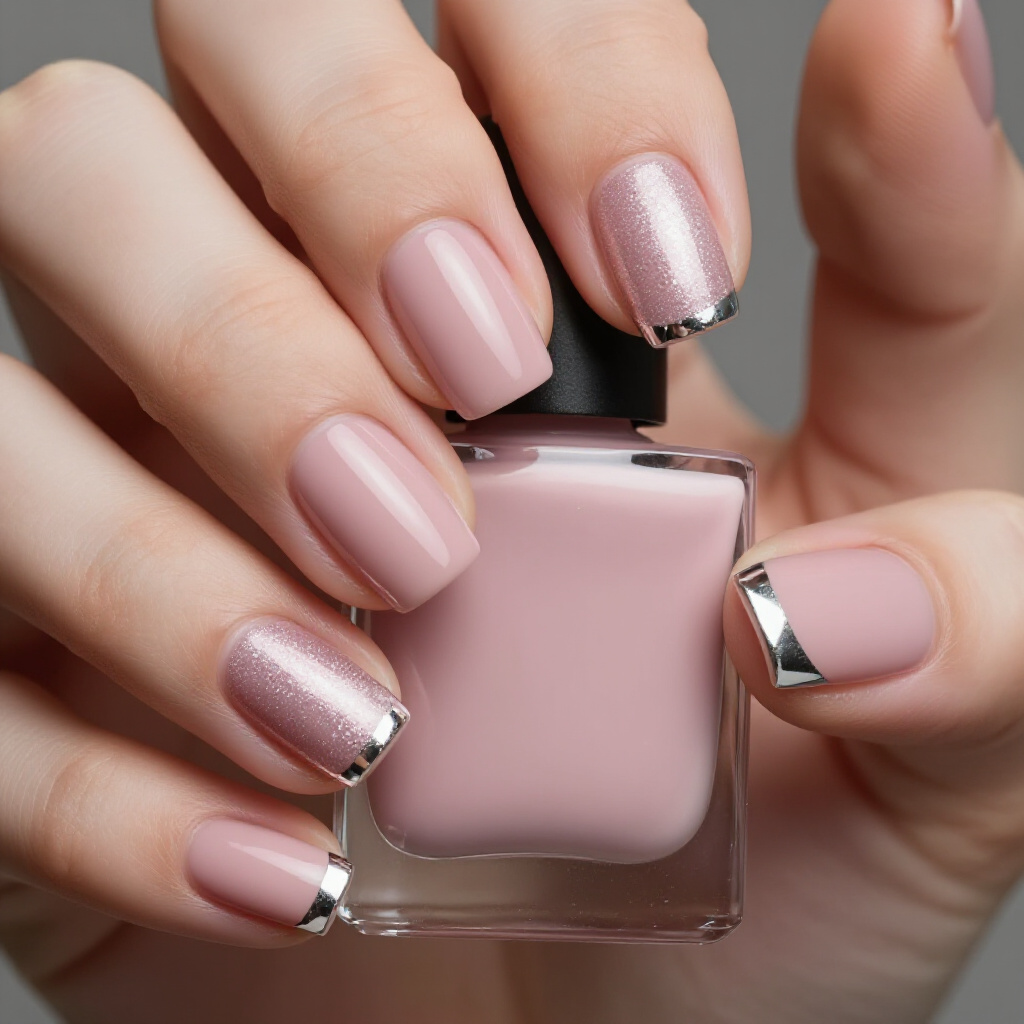 Dazzling Pink Short Chrome Nails for Every Occasion in 2026 - pink short chrome nails