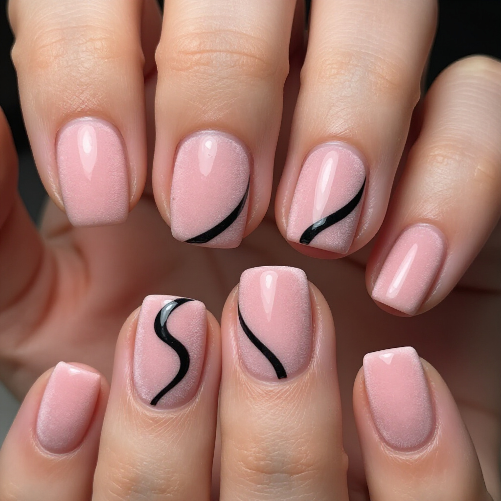 Explore the Trendy Shades of Pink Short Chrome Nail Designs - pink short chrome nails
