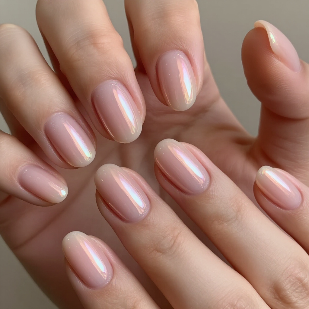 Barbiecore Pink Short Cute Chrome Nails: Embrace Your Inner Icon - pink short cute chrome nails