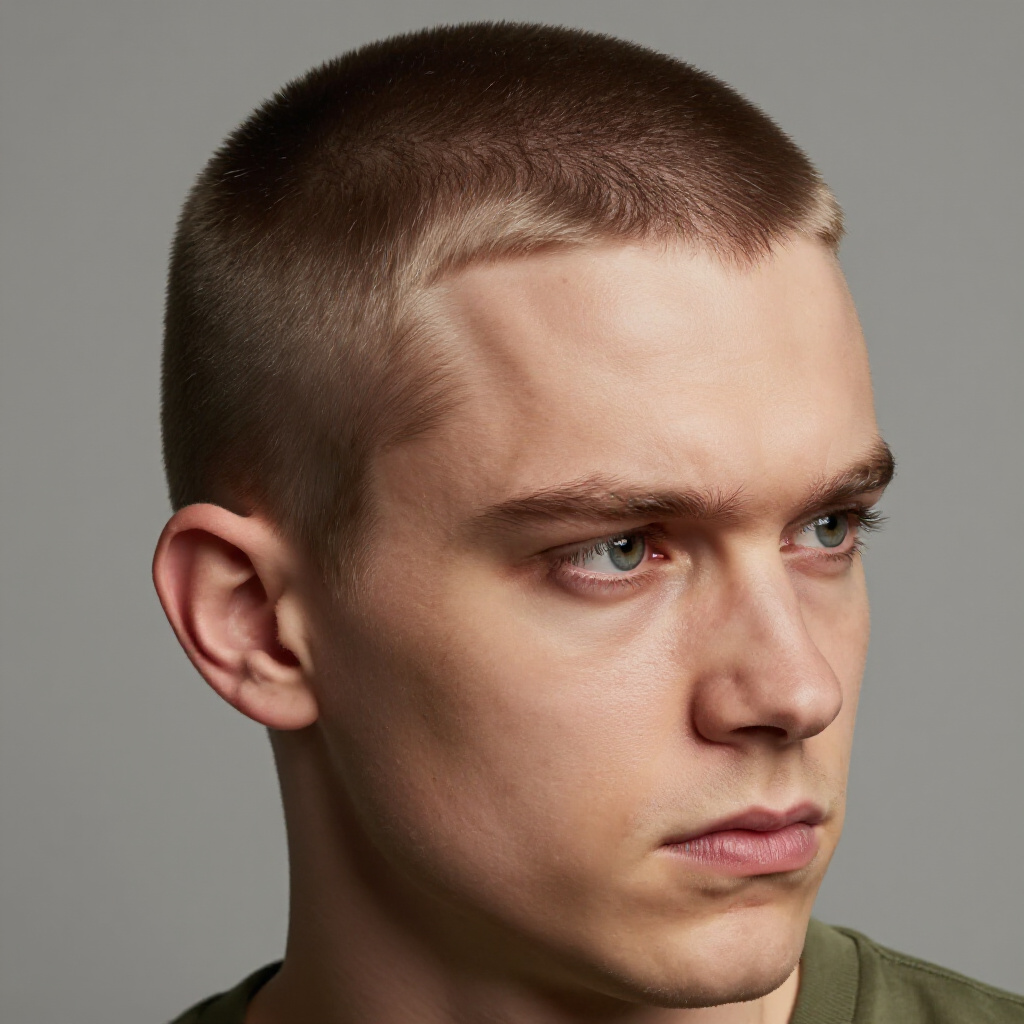 The Buzz Cut Crew Cut: Minimalist and Sharp - crew cut