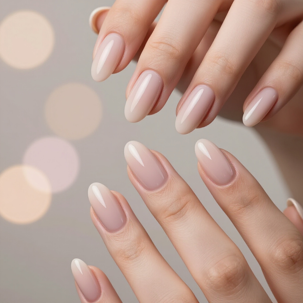 Classic Milky Nude Almond Chrome for Effortless Sophistication - nude almond chrome nails Classic Milky Nude Almond Chrome for Effortless Sophistication - nude almond chrome nails