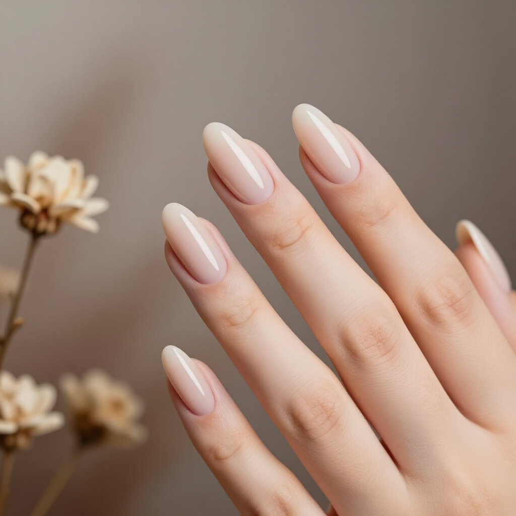 Peachy Nude Almond Chrome Nails for a Playful Yet Polished Vibe - nude almond chrome nails Peachy Nude Almond Chrome Nails for a Playful Yet Polished Vibe - nude almond chrome nails