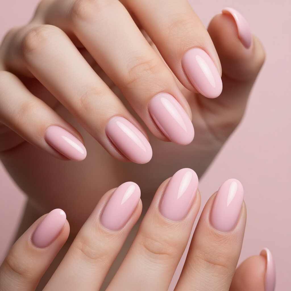 Dusty Rose Pink Almond Chrome Nails for Chic Sophistication - pink almond classy chrome nails