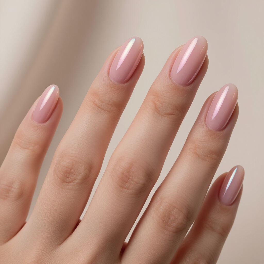 Bubblegum Pink Almond Chrome Nails with Accents - pink almond classy chrome nails