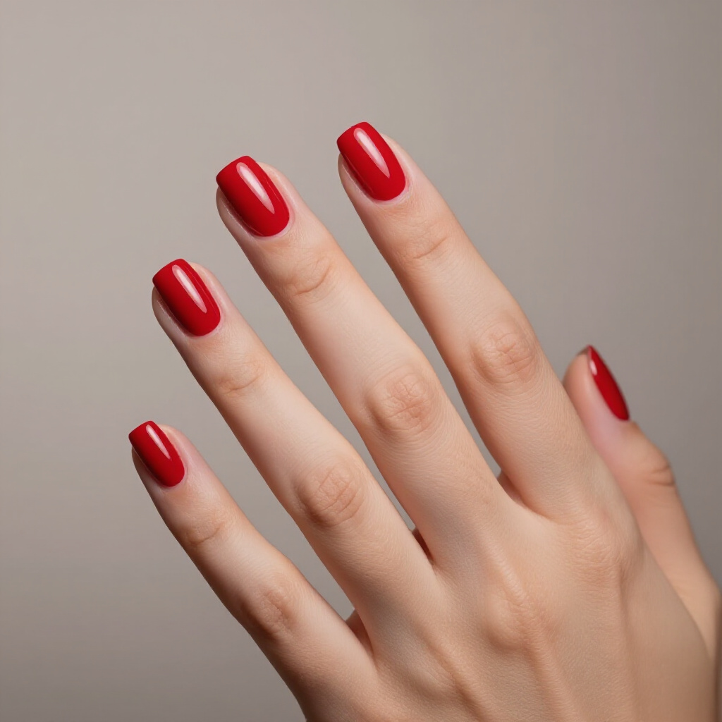 Plum Purple Short Velvet Nails with a Matte Finish - short velvet nails