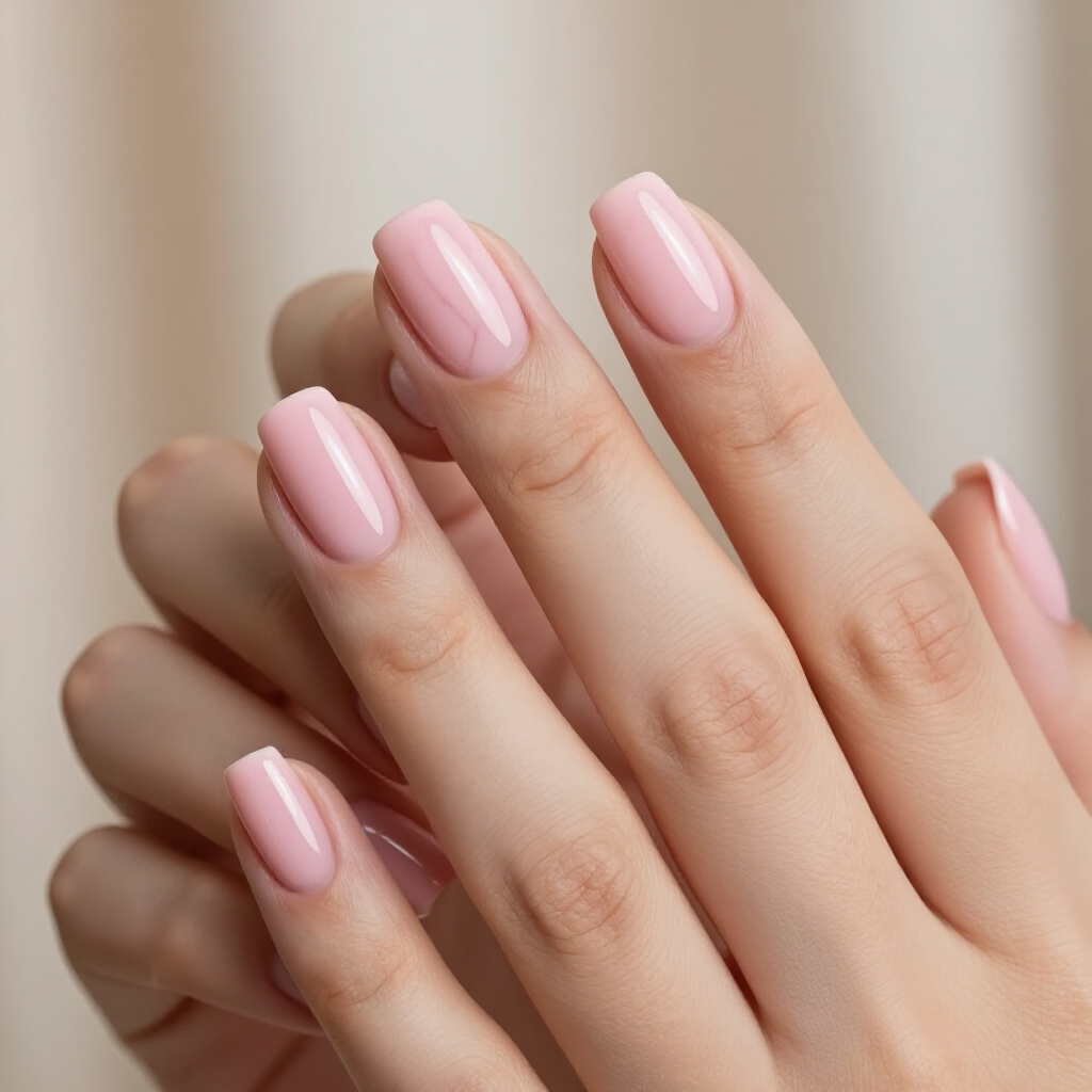 Peach Pink Short Velvet Nails: Warm and Inviting - pink short velvet nails Peach Pink Short Velvet Nails: Warm and Inviting - pink short velvet nails