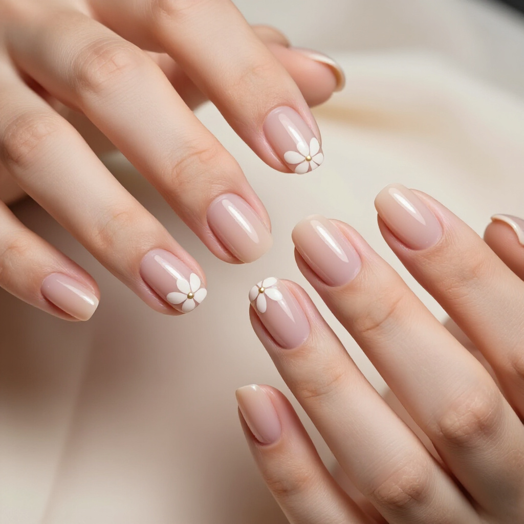 Creamy Taupe Nude Short Velvet Nails for a Modern, Earthy Tone - nude short velvet nails
