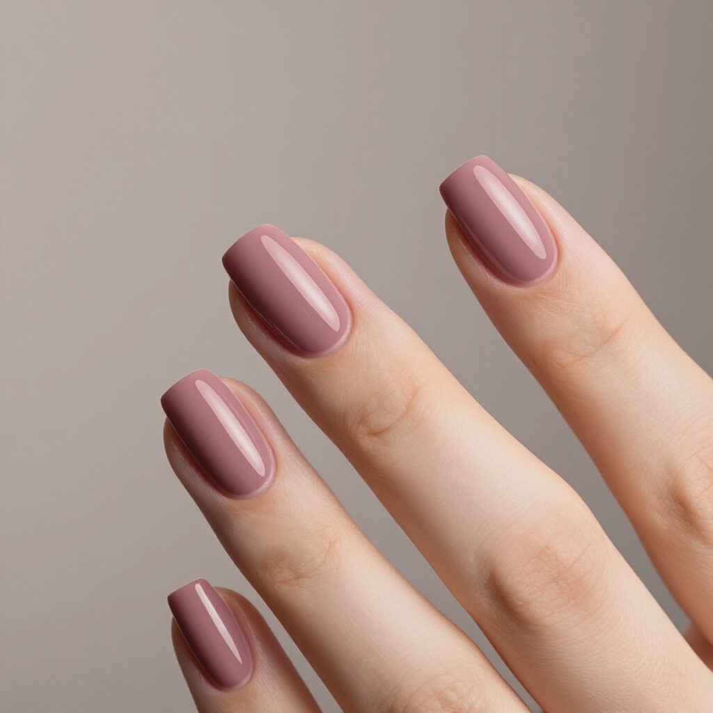 Hot Pink Velvet Nails with a Matte Finish - pink short simple velvet nails